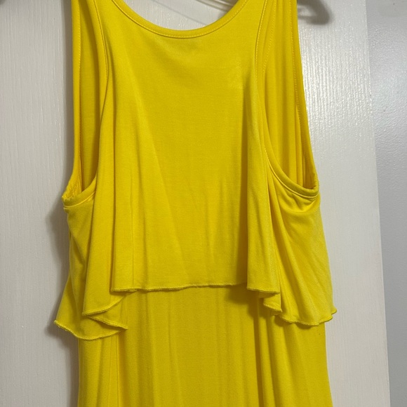 Bebe Yellow Maxi Dress - Picture 4 of 5